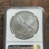 2021-S $1 US American Silver Eagle. Type-2 Emergency Production. NGC MS69.