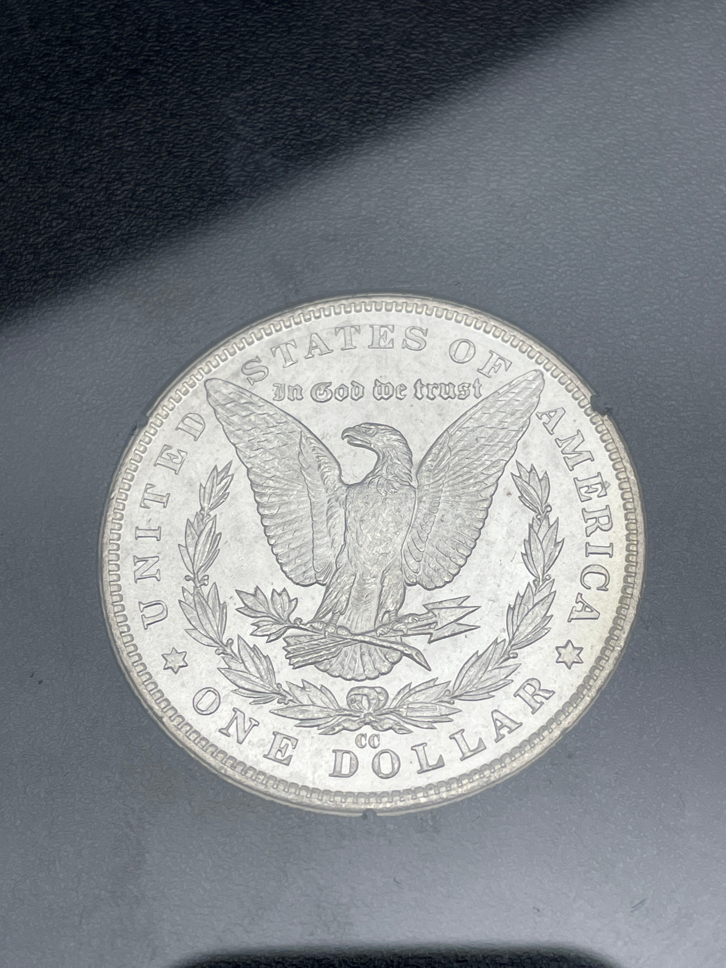 1883-CC $1 US Morgan Silver Dollar GSA Carson City