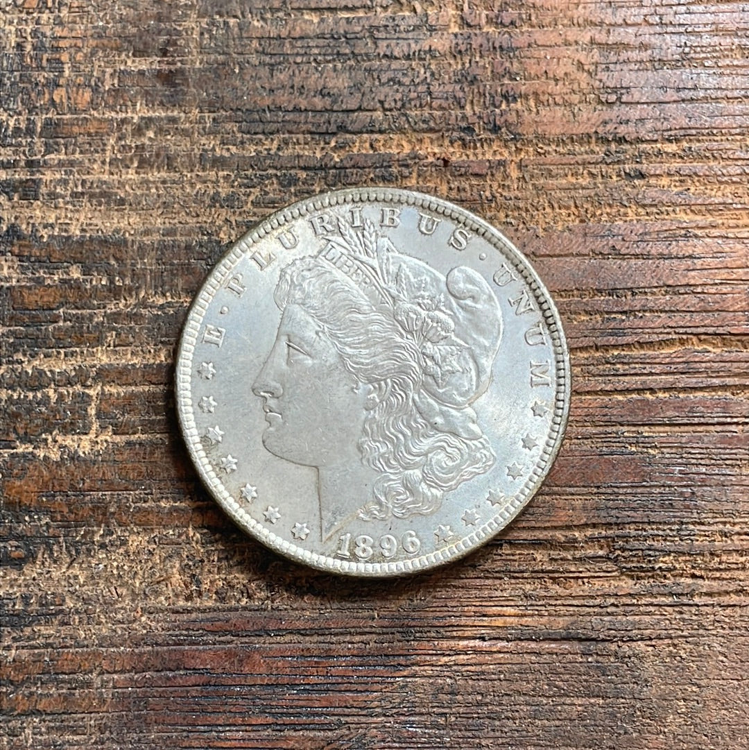 1896 $1 US Morgan Silver Dollar