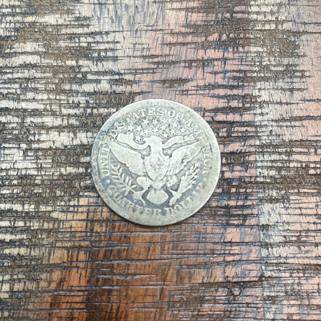 1897 25C US Barber Quarter
