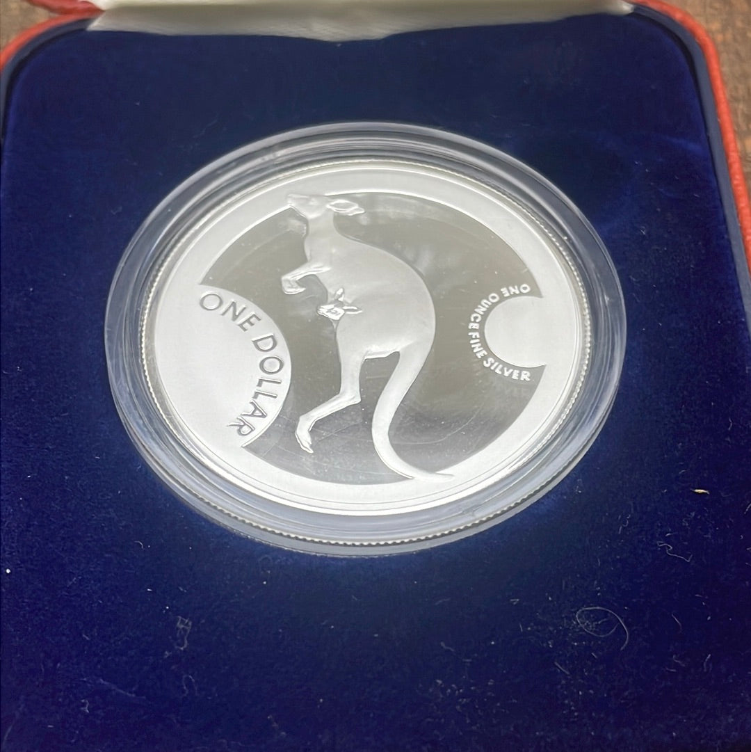 2006 $1 Australian Silver Kangaroo ~ Proof Coin ~ Low Mintage ~ COA