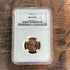 1958 D 1c US Lincoln Wheat Cent NGC MS66 RD