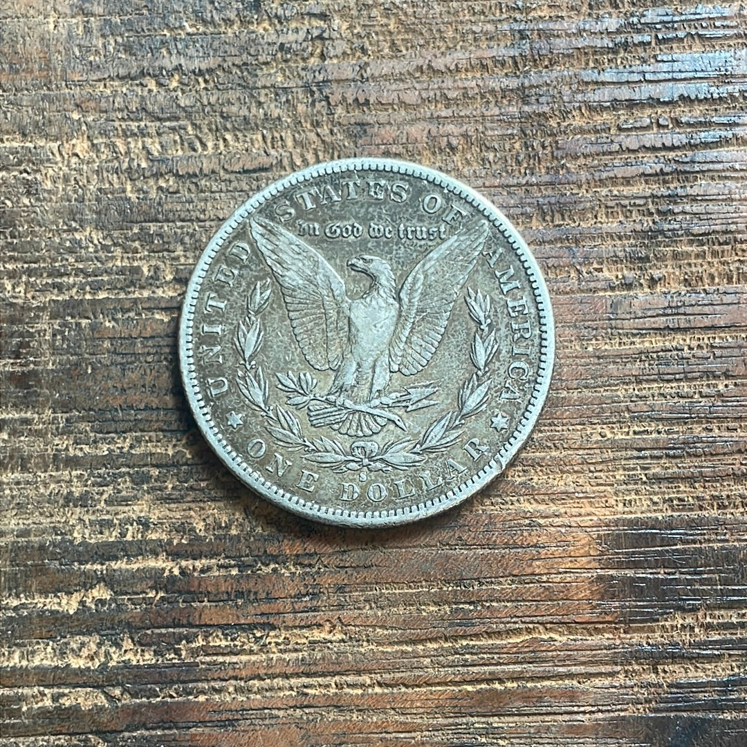 1885-S $1 US Morgan Silver Dollar