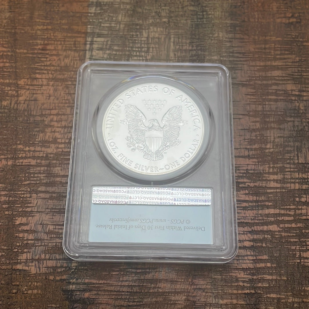 2020 $1 US American Silver Eagle~First Strike ~ PCGS MS70