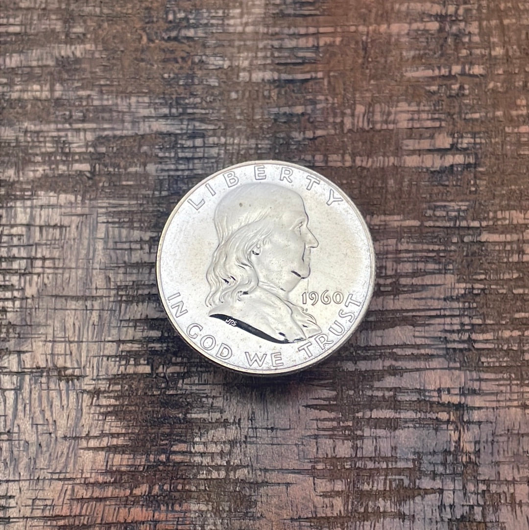 1960 50C US Franklin Half Dollar Proof