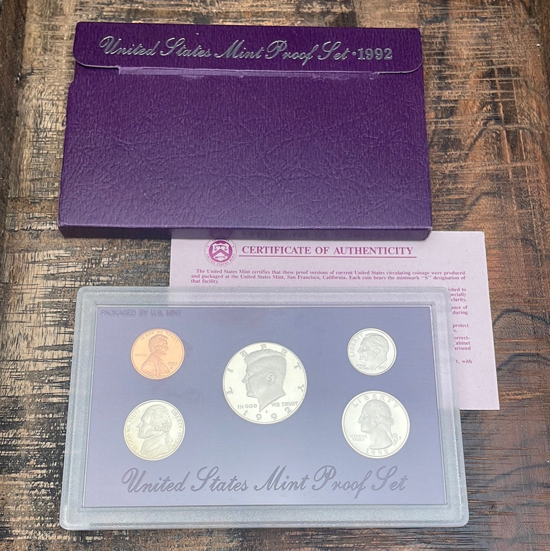 1992 Proof Set in OGP