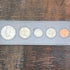 1968-D Birth Year Set, 5 coin set with 40% Silver Half Dollar.