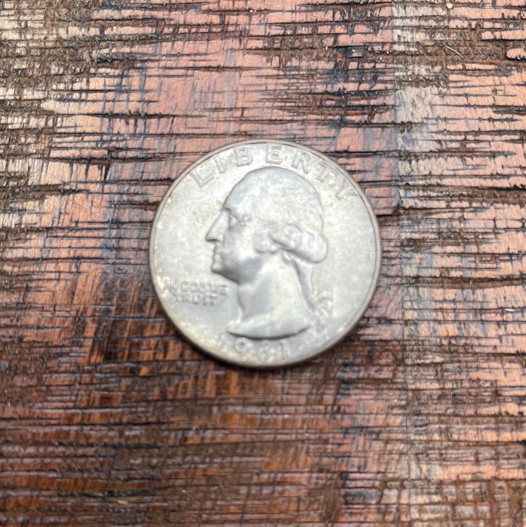 1961-D 25c US Washington Quarter