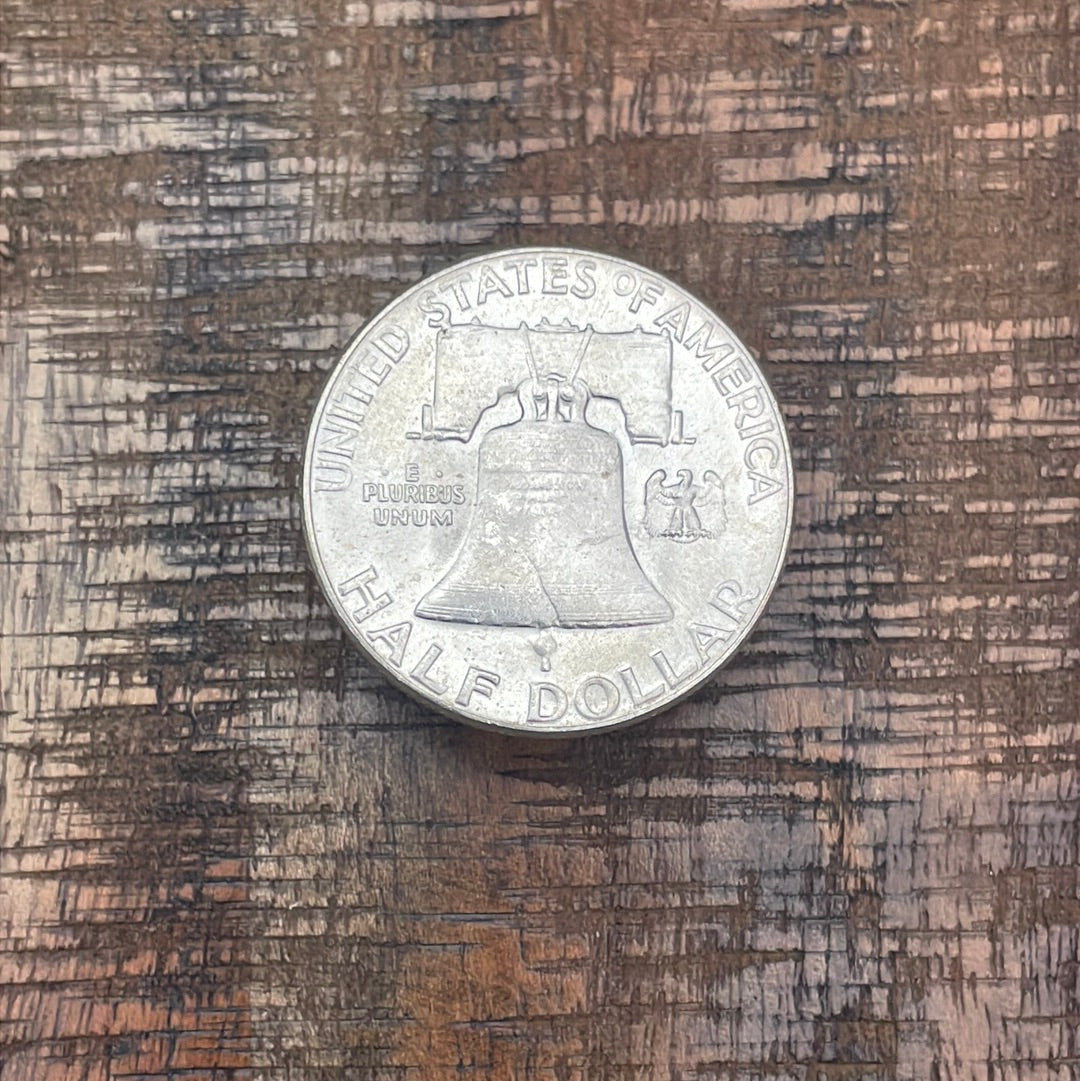 1961 50C US Franklin Half Dollar