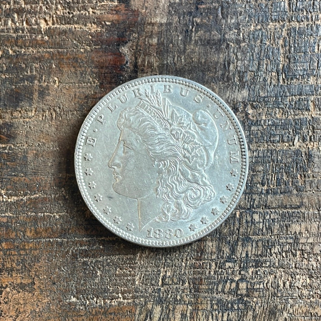 1880 $1 US Morgan Silver Dollar