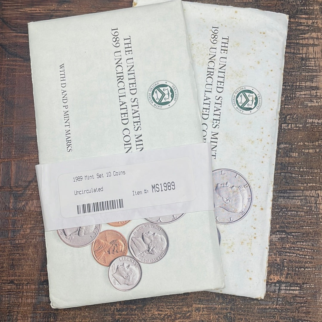 1989 Mint Set in Envelope