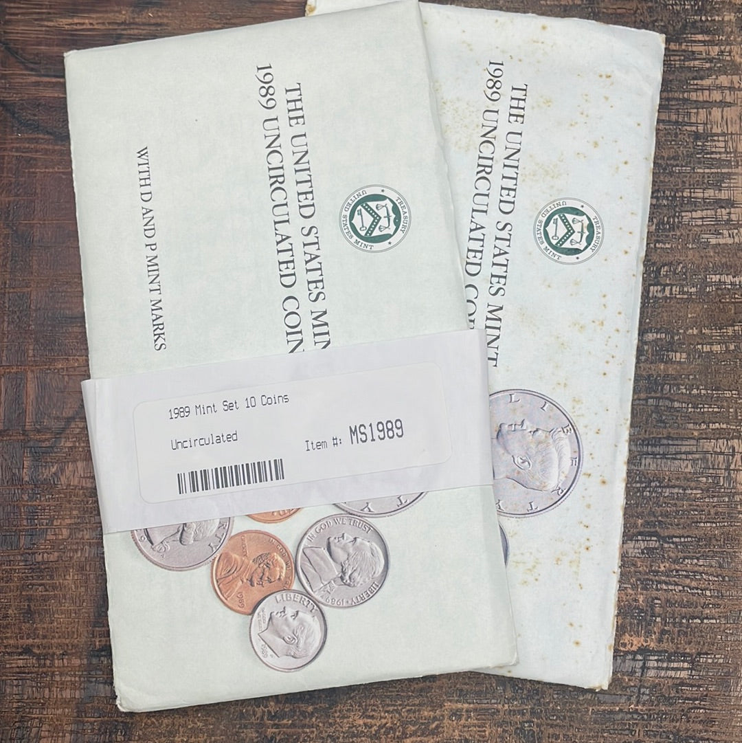 1989 Mint Set in Envelope