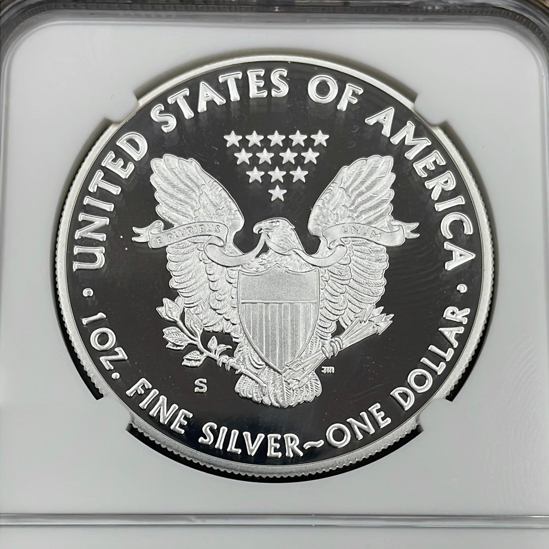 2017-S $1 American Silver Eagle ~ Congratulations Set ~ First Release ~ PF70 Ultra Cameo ~ Mercanti Signed