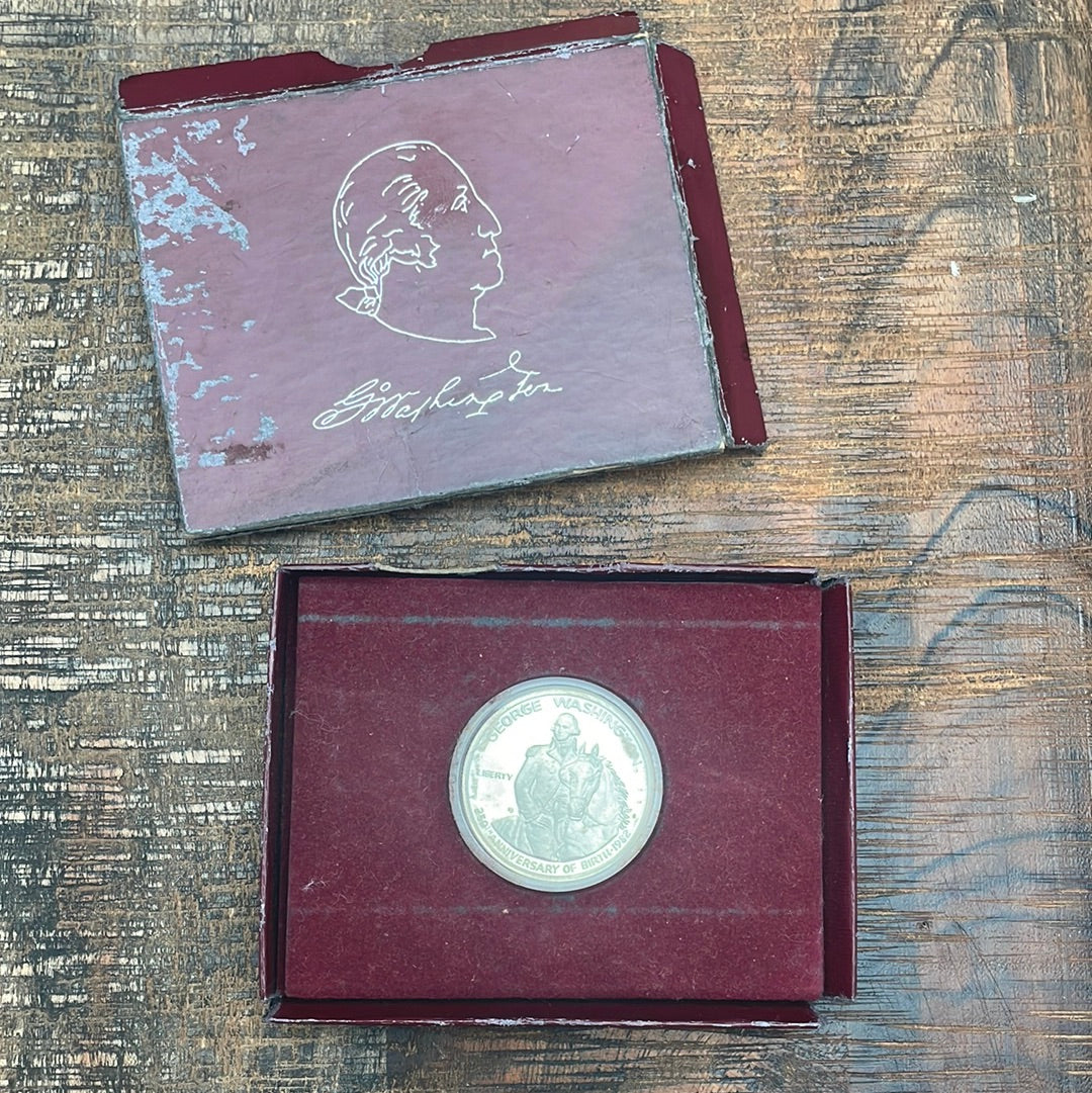 1982-S 50c George Washington Commemorative Half Dollar Silver Proof in Damaged Mint Packaging (NO COA)