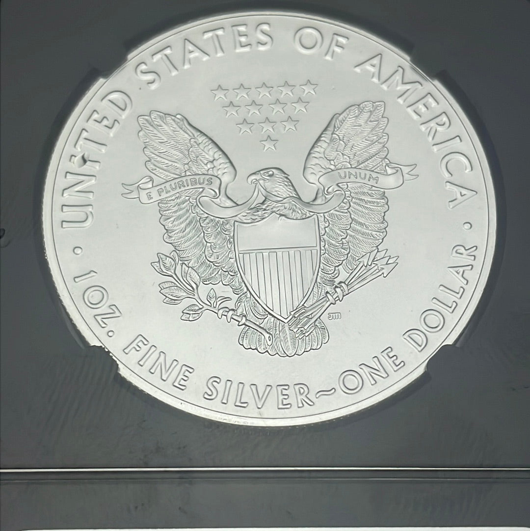 2020 $1 American Silver Eagle~ Emergency Production ~ FDOI ~ NGC MS70 ~ Mercanti signed