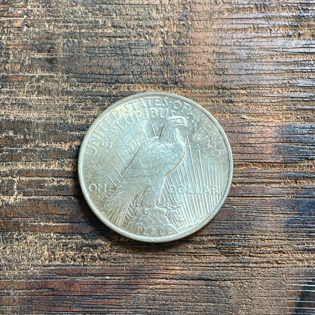 1923 $1 US Silver Peace Dollar