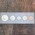 1967 Birth Year Set, 5 coin set with 40% Silver Half Dollar.