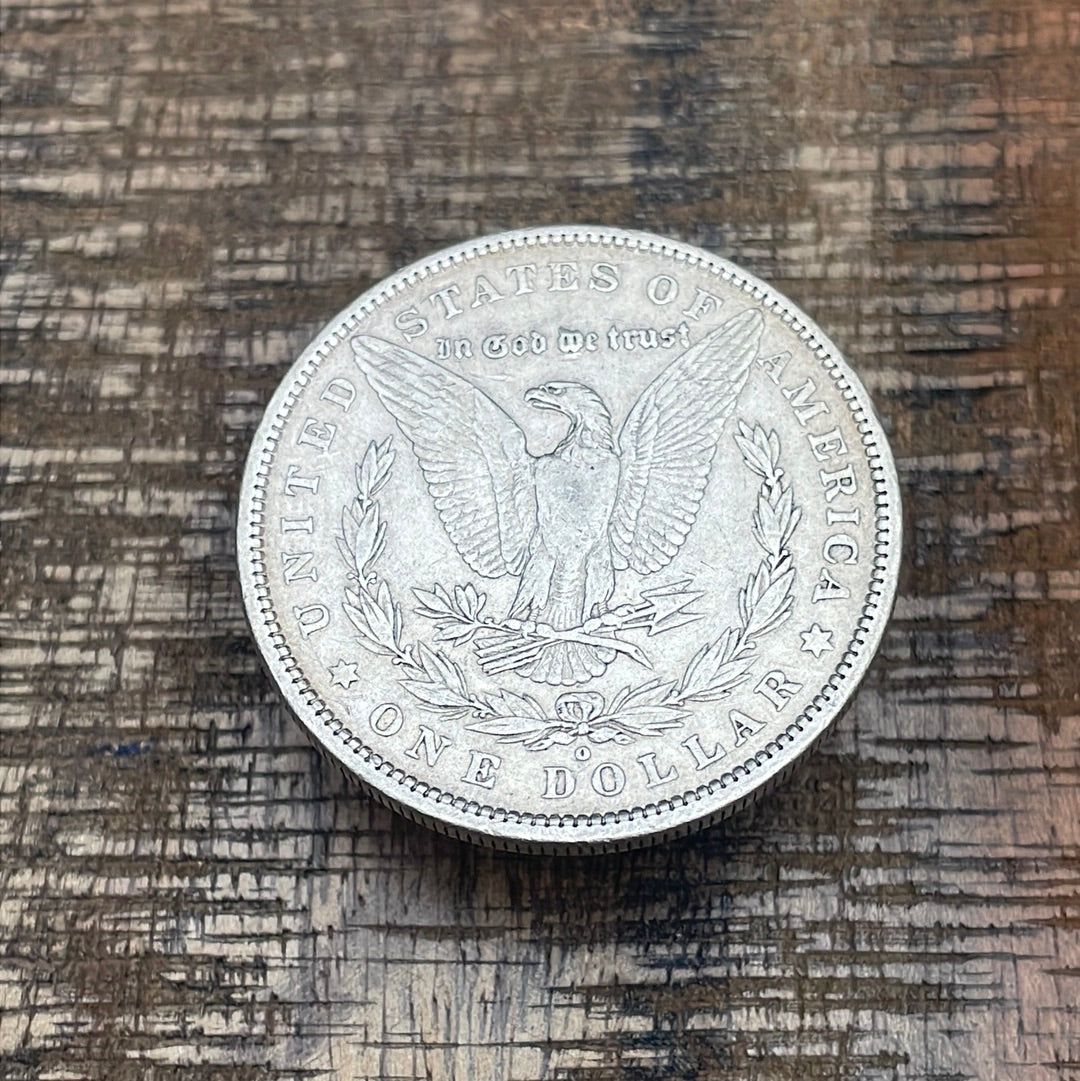 1880-O $1 US Morgan Silver Dollar