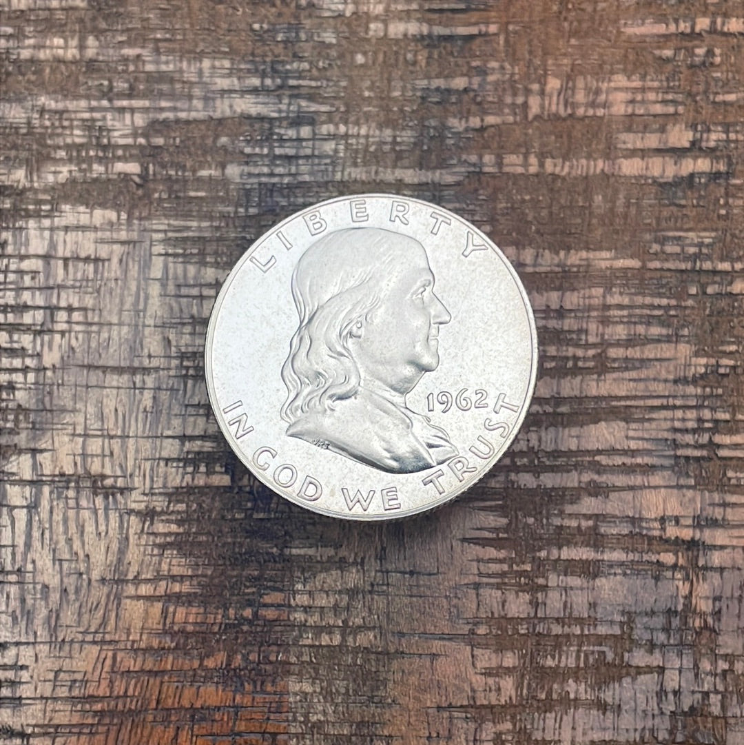 1962 50C US Franklin Half Dollar Proof