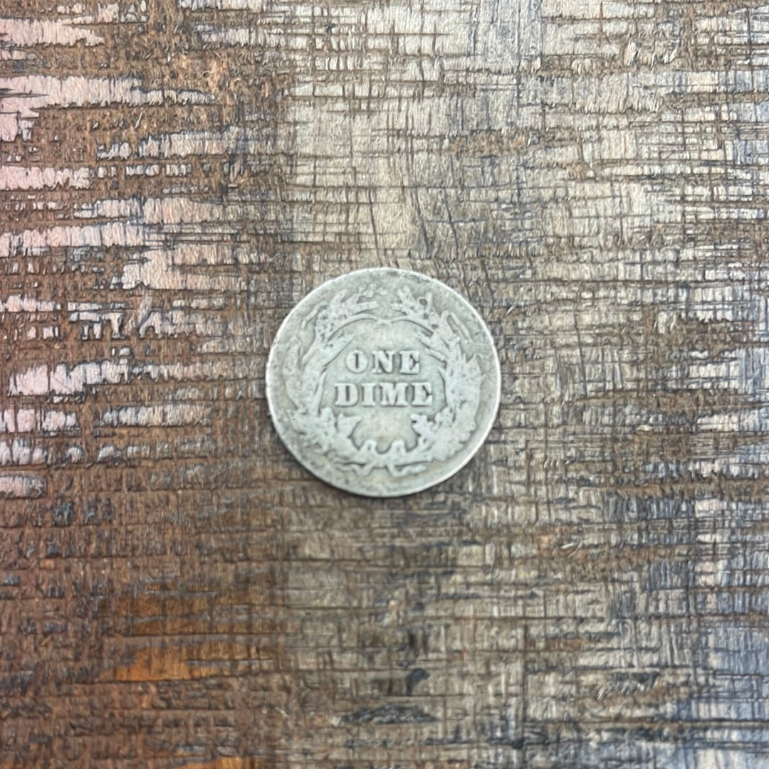 1902 10c US Barber Dime - 90% Silver
