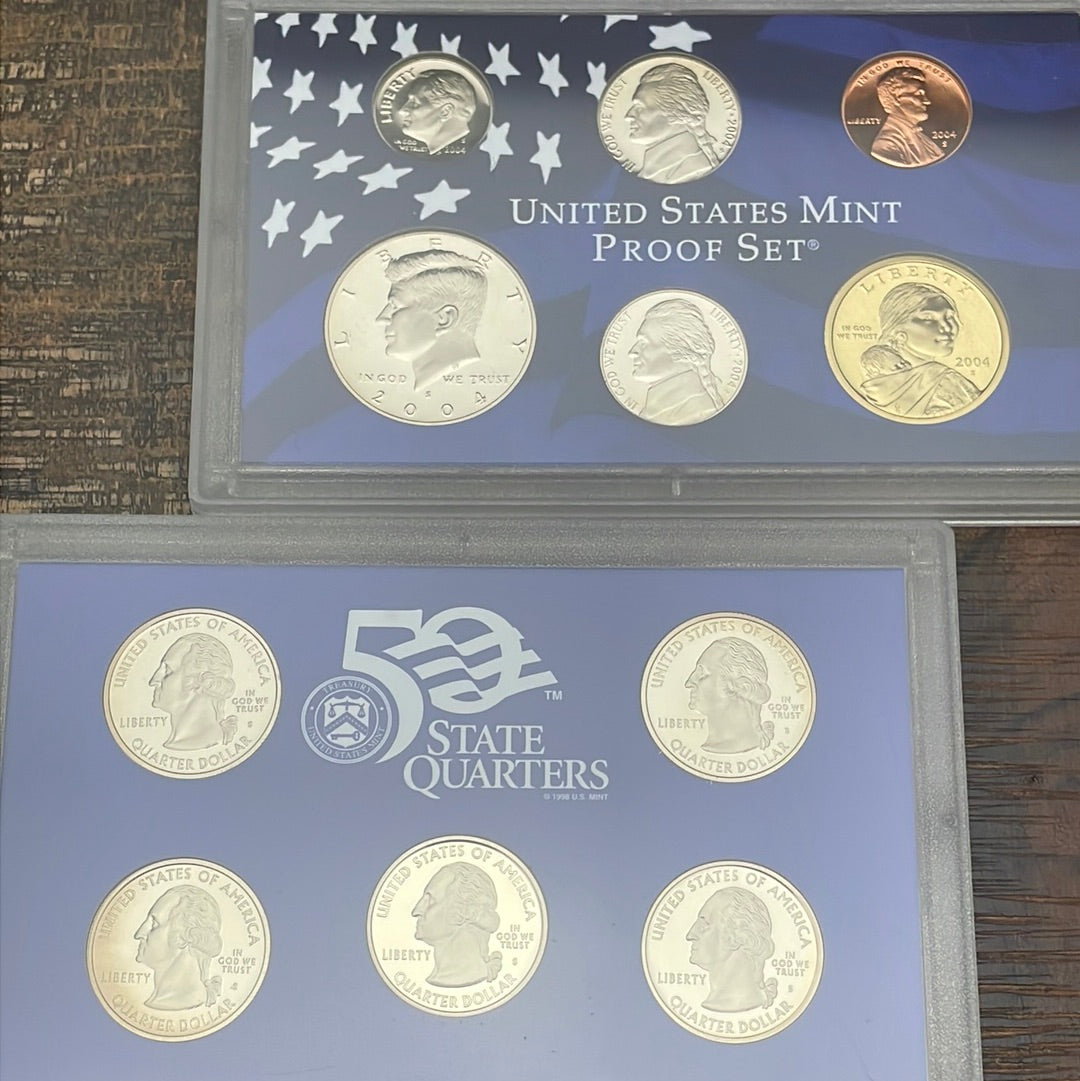 2004 - 11 Coin Proof Set in OGP