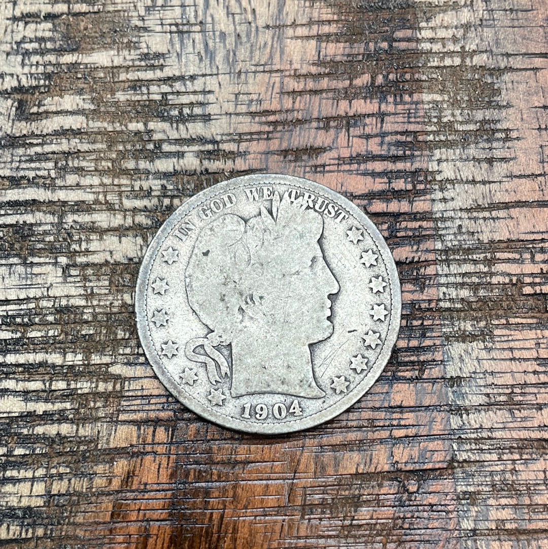 1904-O 50C US Barber Half Dollar
