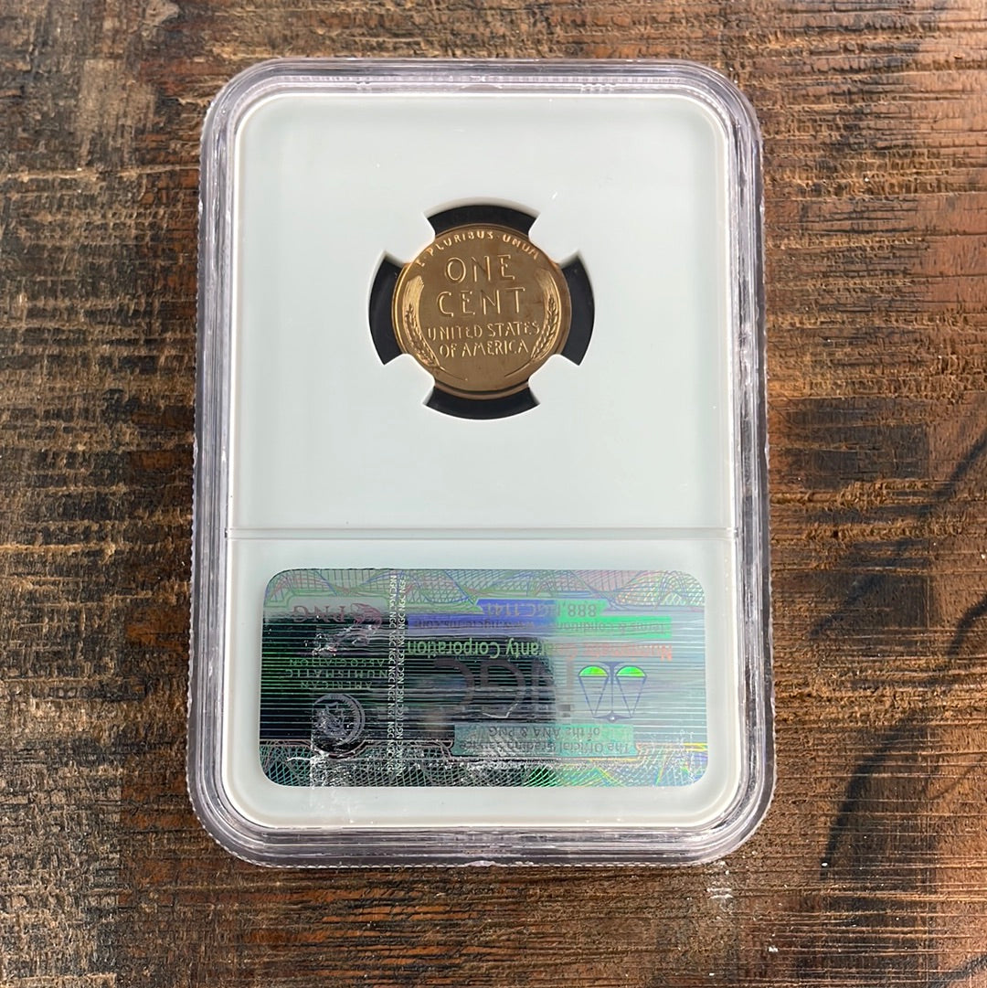 1958 1c US Lincoln Wheat Cent NGC PF66 RD Cameo