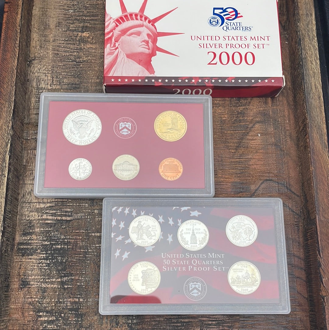 2000-S Silver Proof Set in OGP no COA