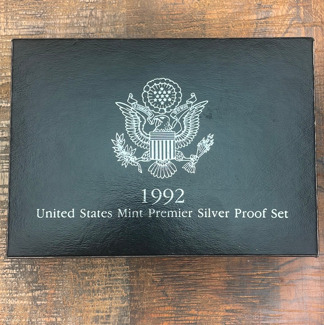 1992-S United States Mint Premier Silver Proof Set in Mint Packaging with COA