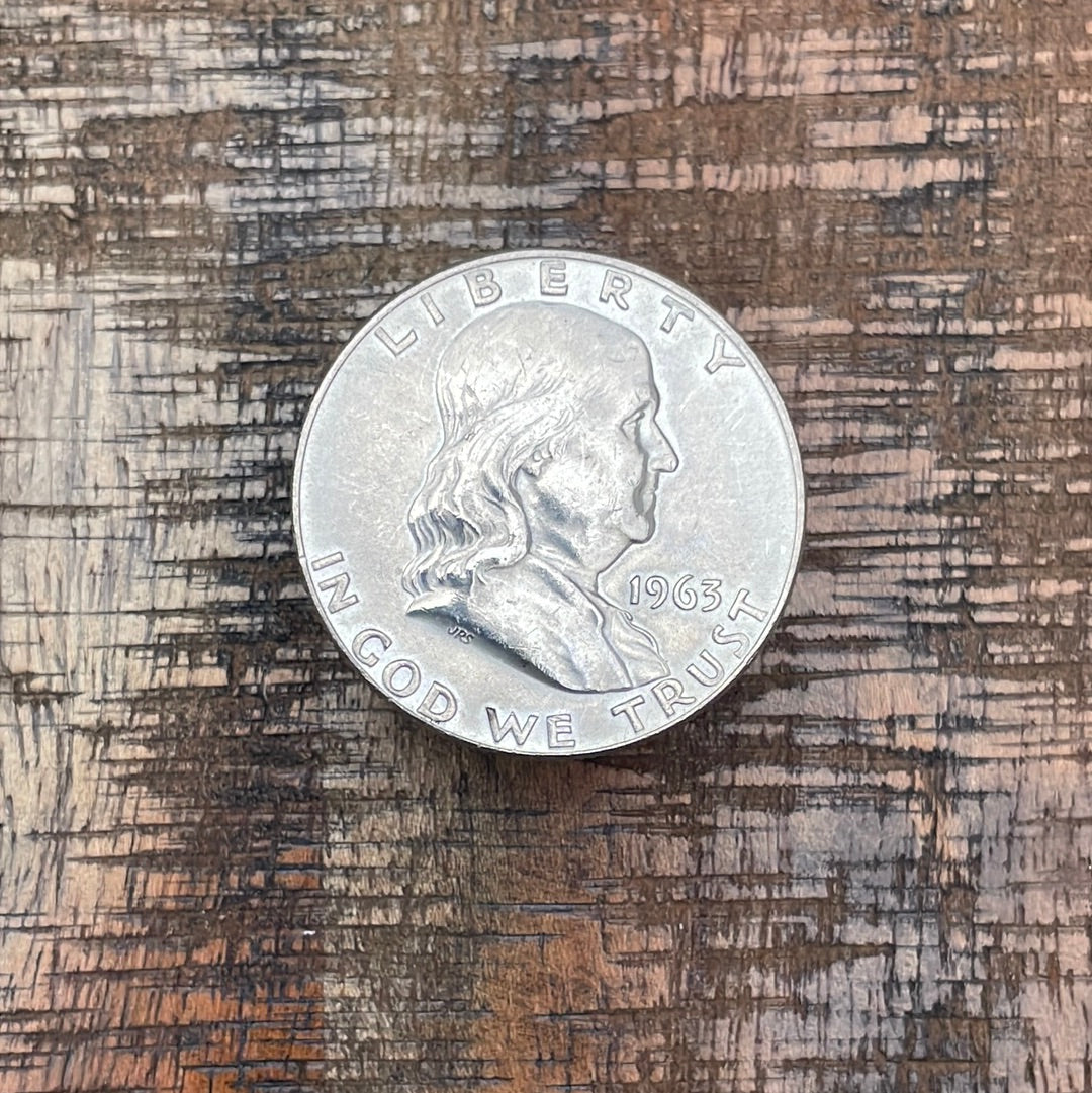 1963-D 50C US Franklin Half Dollar