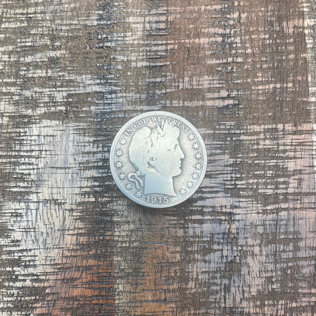 1915-D 50C US Barber Half Dollar
