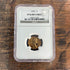 1958 1c US Lincoln Wheat Cent NGC PF66 RD Cameo