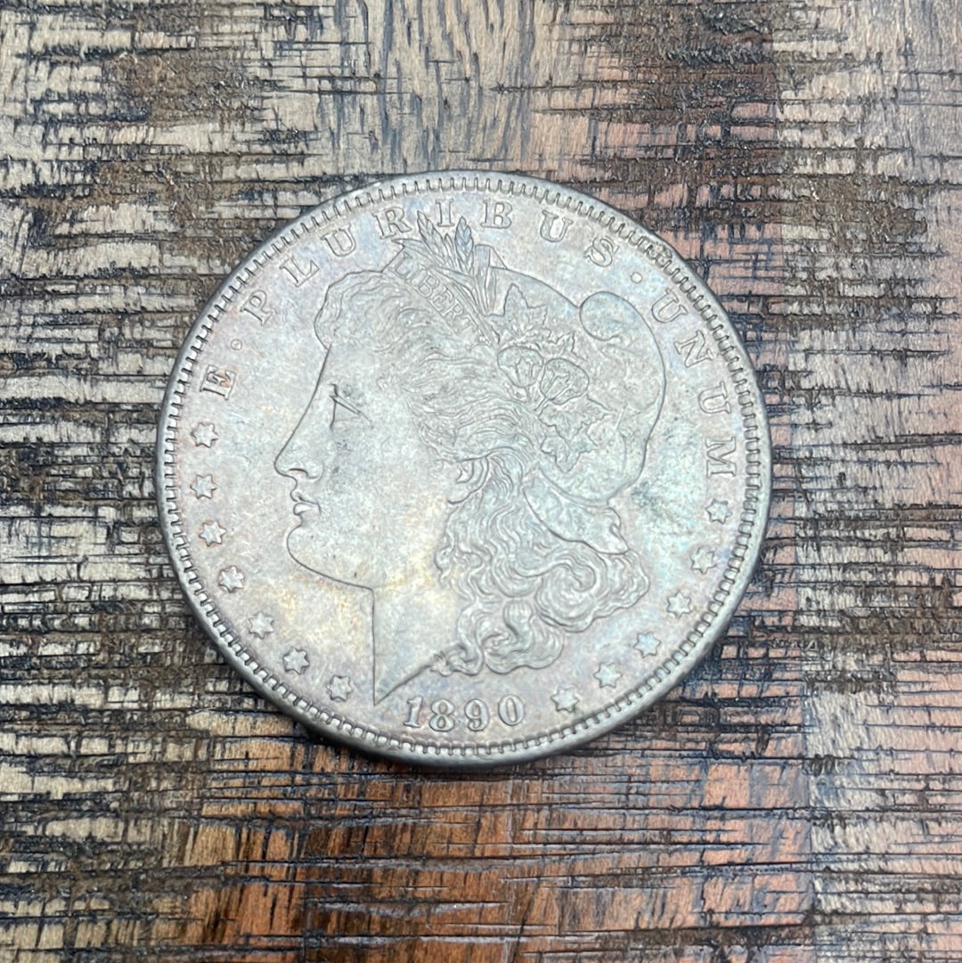 1890 $1 US Morgan Silver Dollar