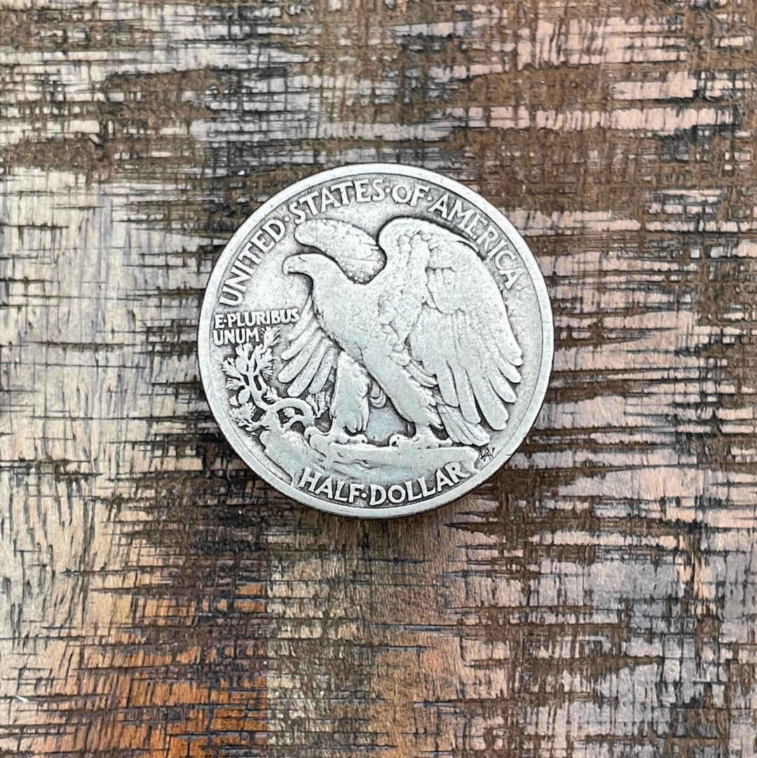1918 50C US Walking Liberty Half Dollar