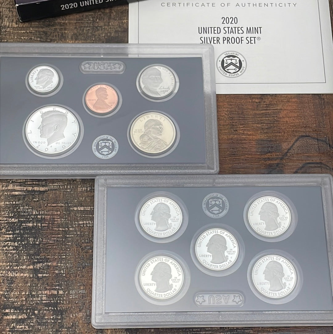 2020-S Silver Proof Set in OGP with COA