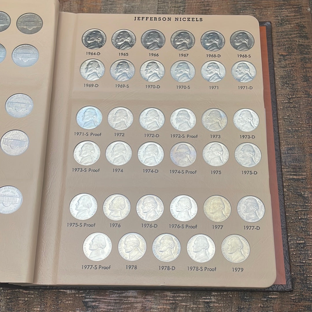 1938-2011 5C US Jefferson Nickels Complete Book - Includes Proof-Only Issues