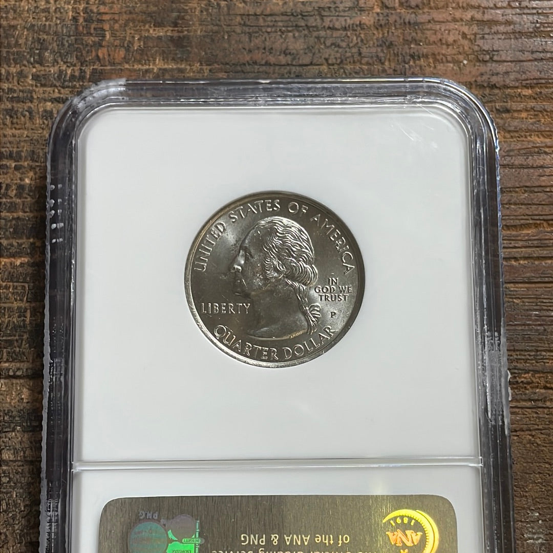 1999 25c US Washington Quarter (Georgia) NGC Brilliant Uncirculated.