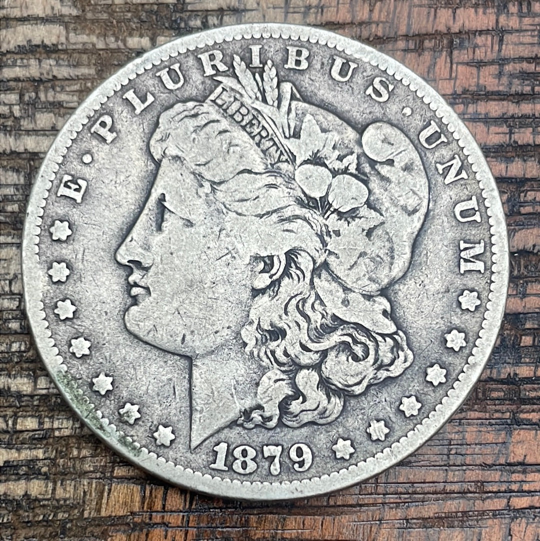 1879 $1 US Morgan Silver Dollar