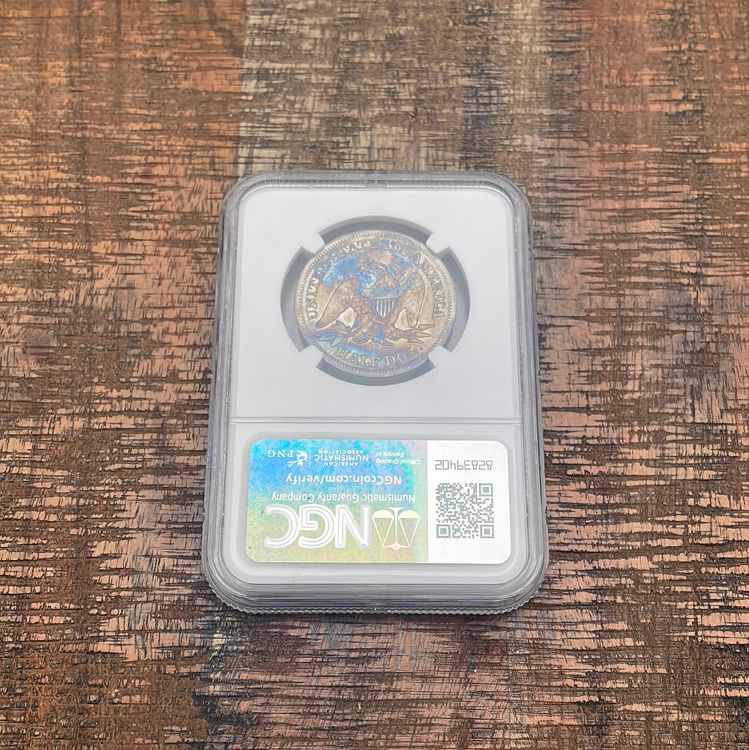 1856-O 50C Seated Liberty Half Dollar ~ NGC XF Details ~ Cleaned