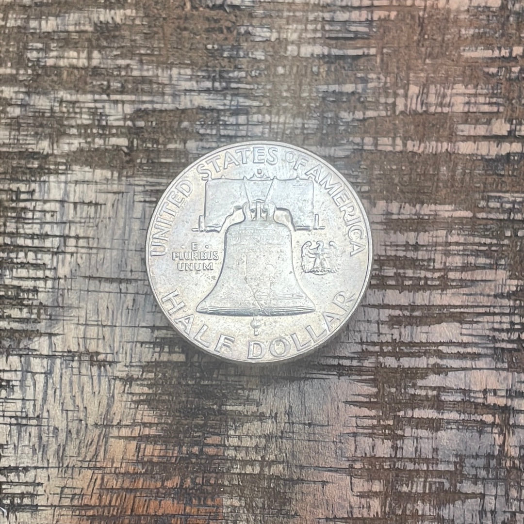 1963-D 50C US Franklin Half Dollar
