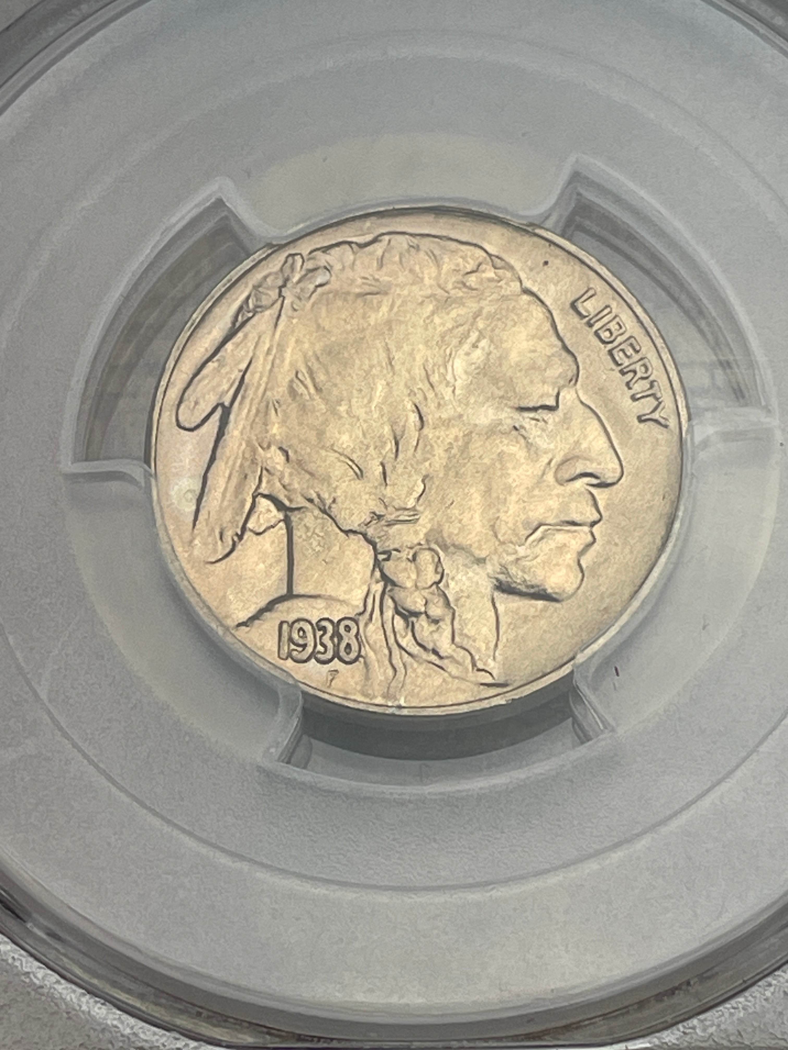 1938-D US 5C Buffalo Nickel RPM PCGS MS67