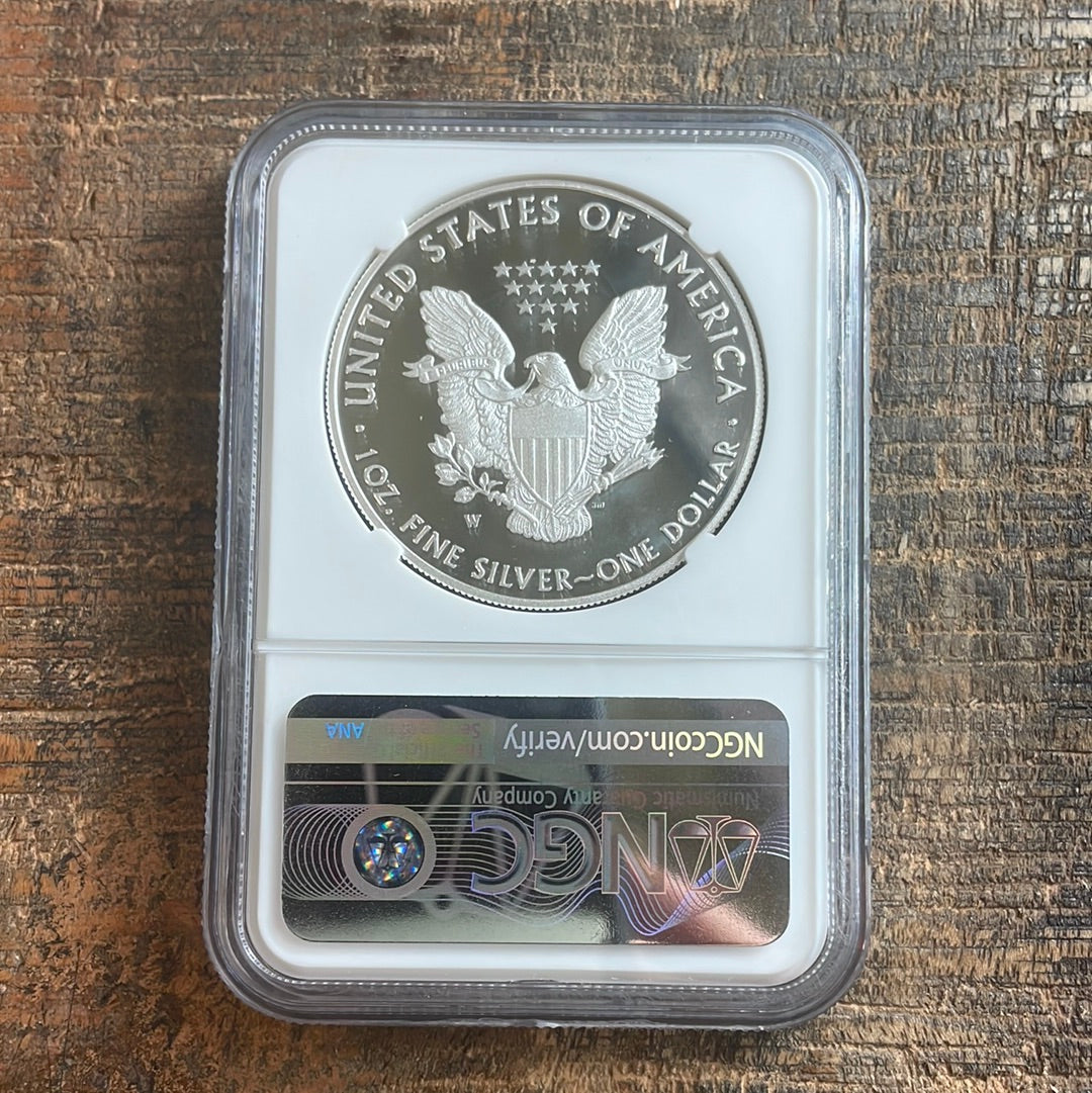 2020-W $1 American Silver Eagle. NGC PF 70 Ultra Cameo.