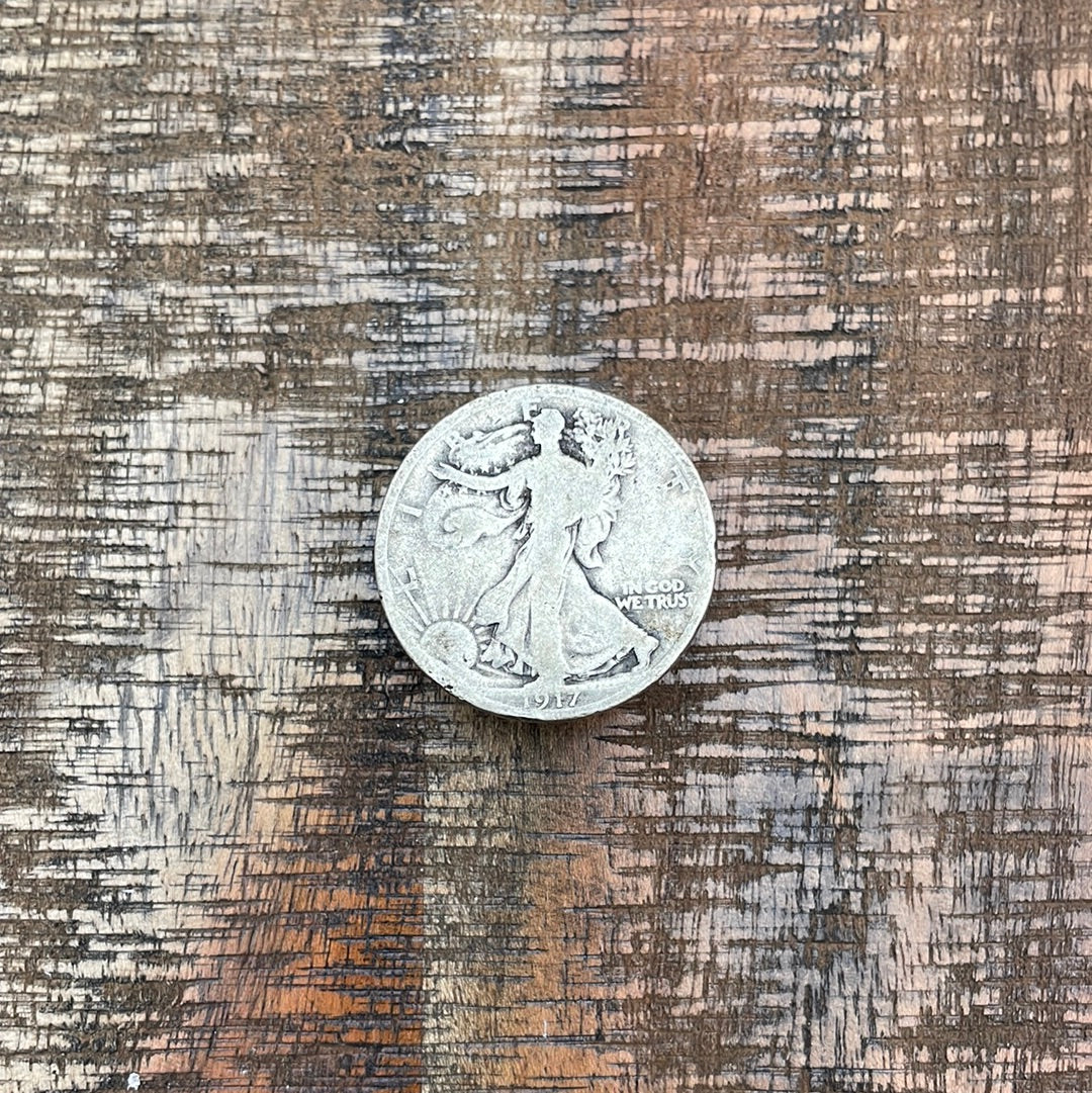 1917 50C US Walking Liberty Half Dollar
