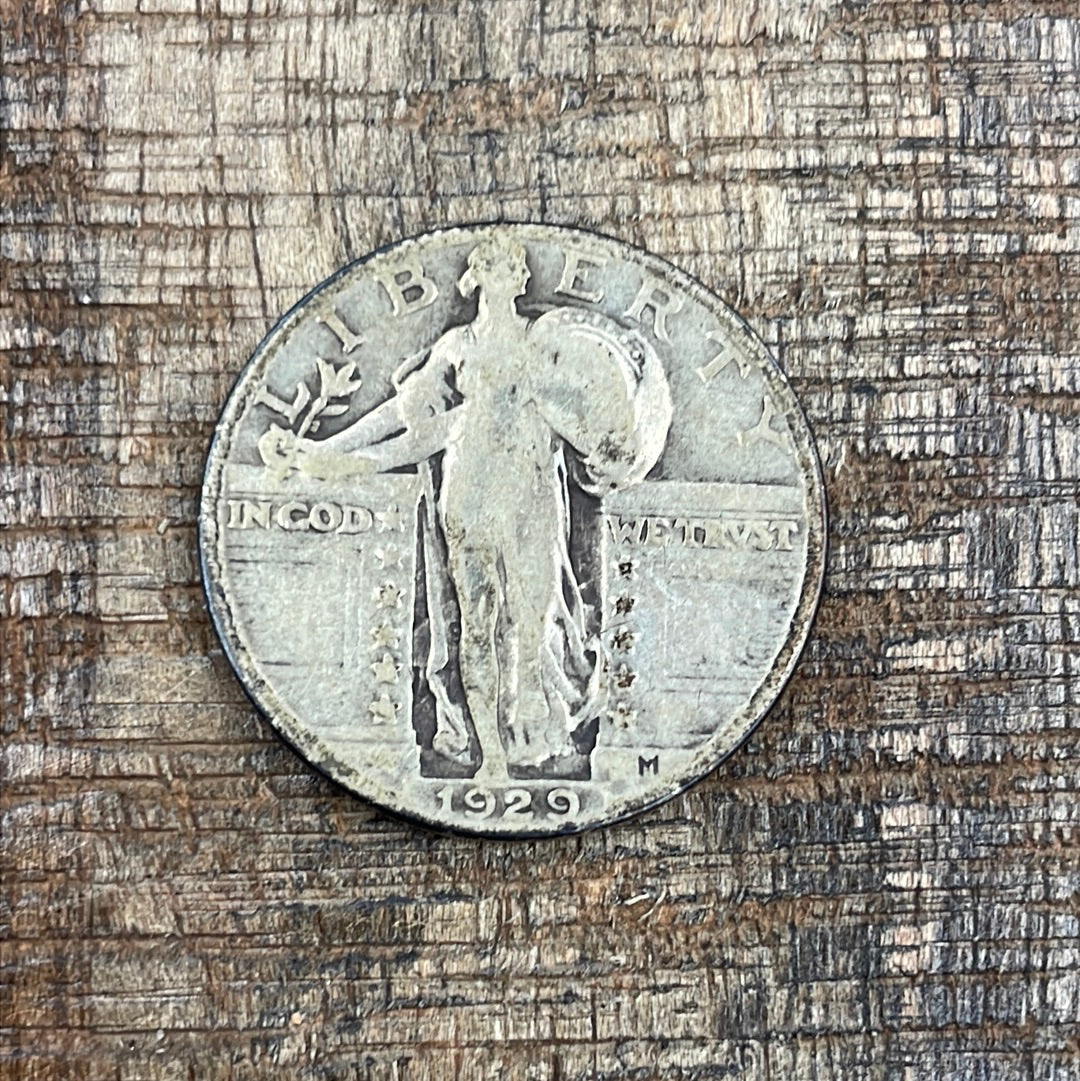 1929 25C US Standing Liberty Quarter