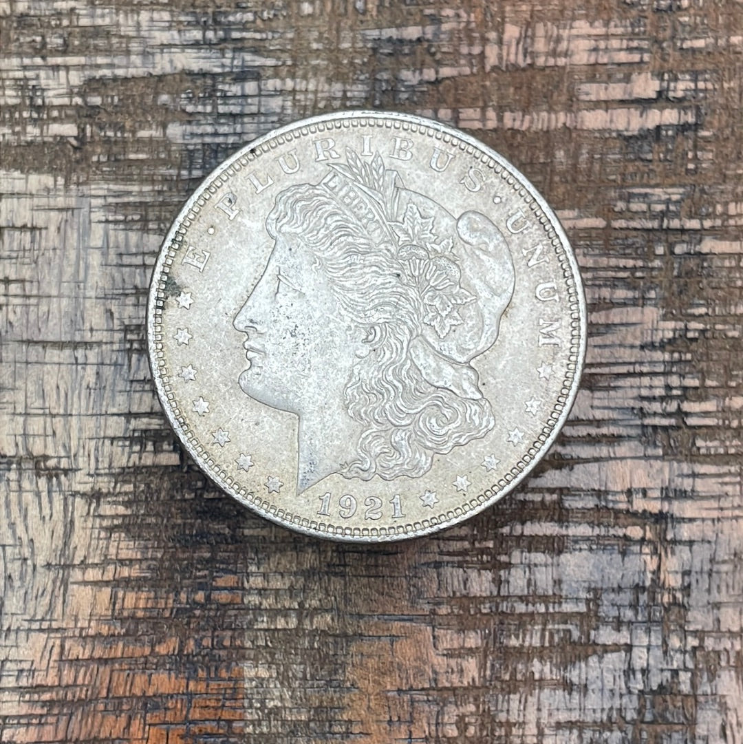 1921 $1 US Morgan Silver Dollar