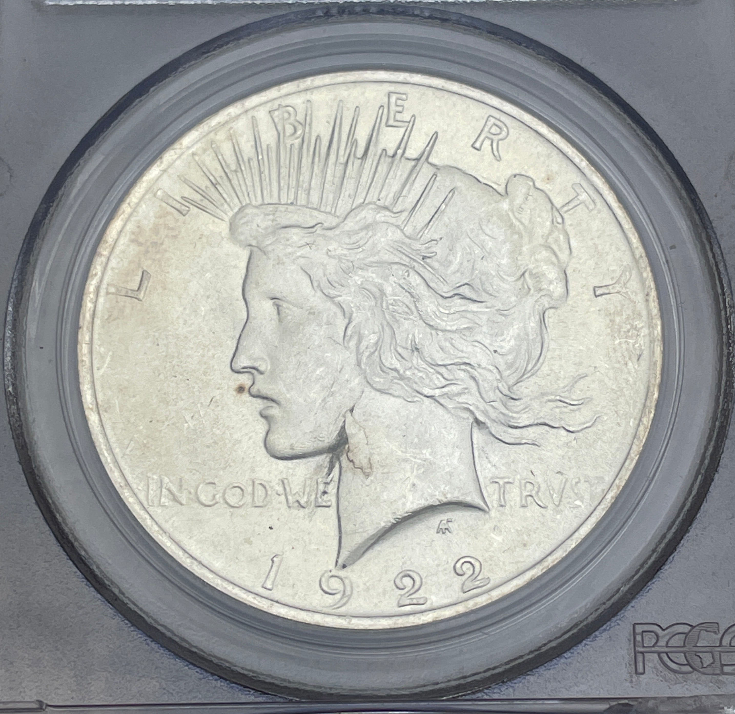 1922 US $1 Peace Silver Dollar PCGS MS63