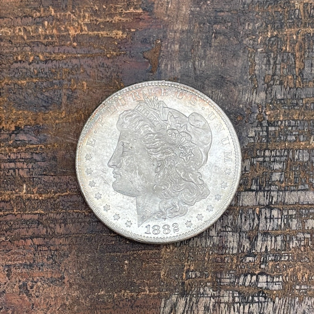 1882-S $1 US Morgan Silver Dollar