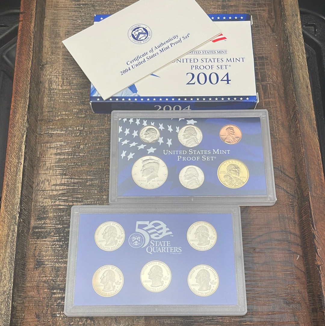 2004 - 11 Coin Proof Set in OGP