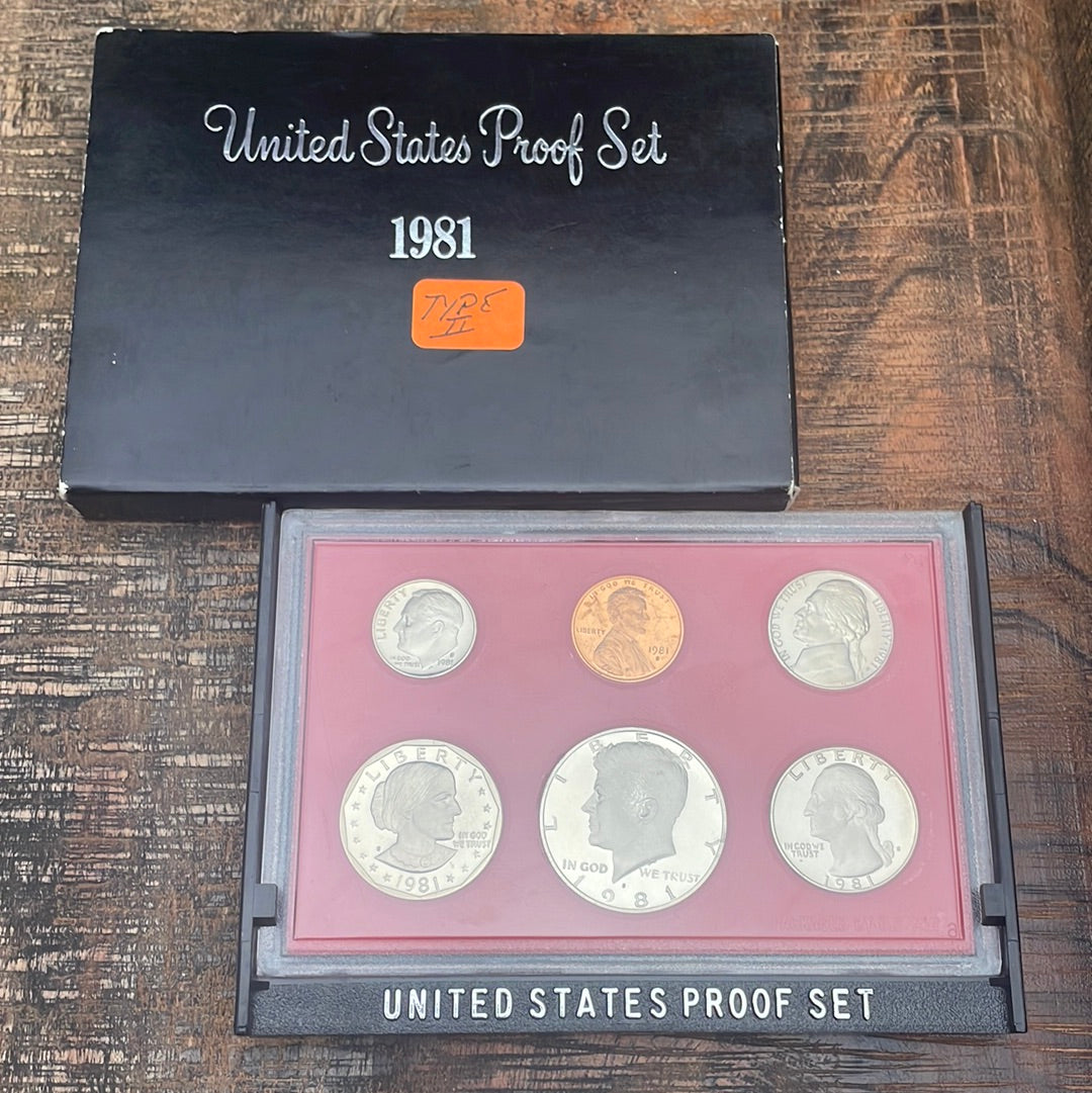 1981 Type II Proof Set in OGP