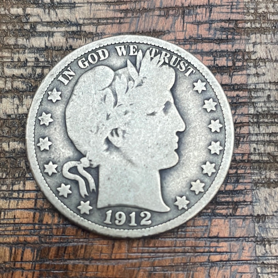1912 50C US Barber Half Dollar